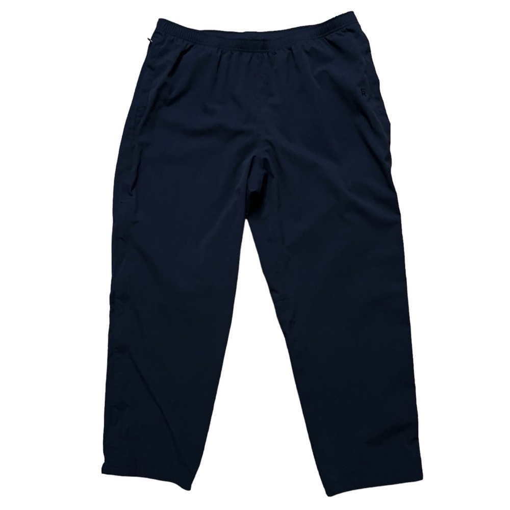 Outerknown Active Rain Pants Mens Size XL Stretch Ankle Zip Econyl Blue